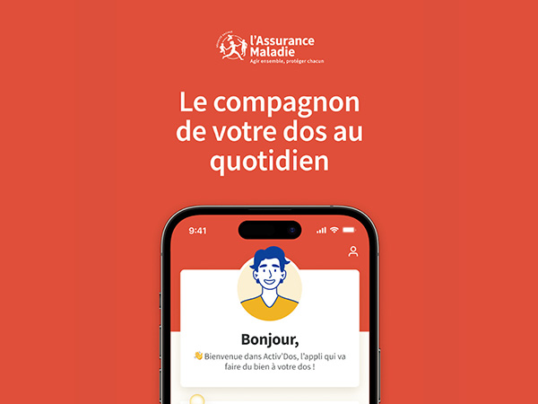 Exercices pour le dos — application Activ'Dos